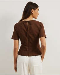 Atmos&Here - Maya Pin Tuck Top