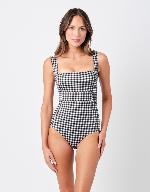 UNE PIECE - Classic Square Neck One Piece Swimsuit