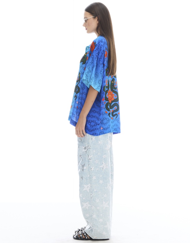 THE TALES - Snake Chain oversized Shirt