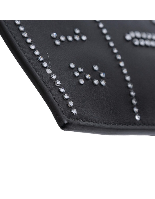 Pre-Loved by Azura Reborn - Pre-Loved Crystal Embellished Leather Clutch