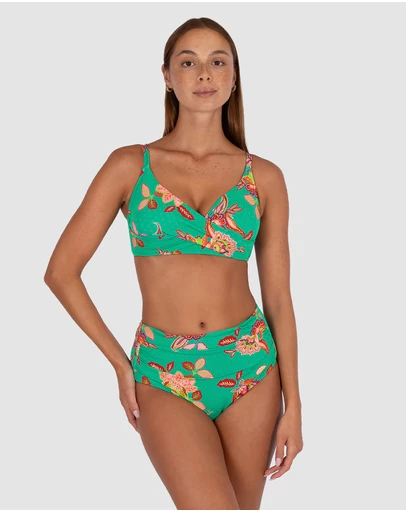 Baku Swimwear - Spice Temple D/E Cup Wrap Bikini Bra Top