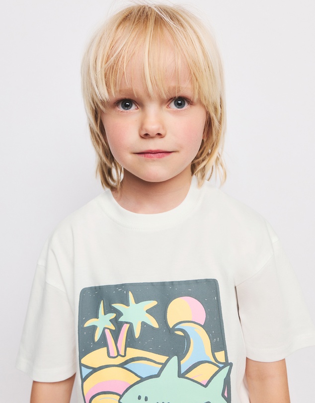M.N.G - Shark T-Shirt - Babies-Kids