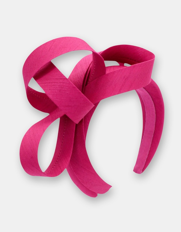 Morgan & Taylor - Mel Fascinator in Hot Pink