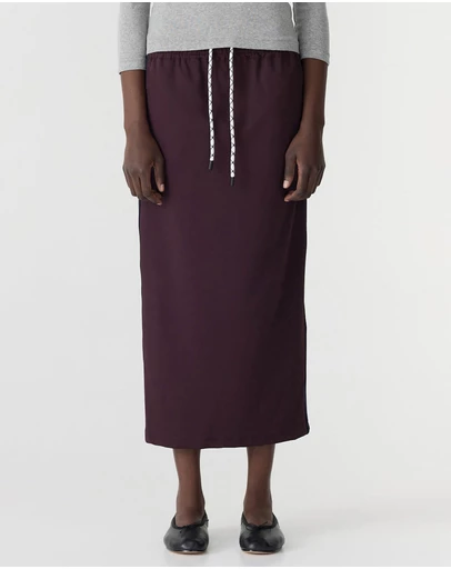 Bassike - Stretch Twill Pull On Skirt