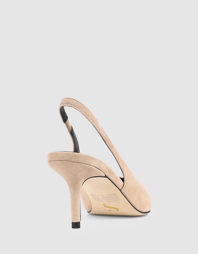 Siren - Yory Slingback Kitten Heels