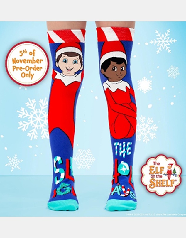 MADMIA - ELF ON THE SHELF SLEIGH SOCKS