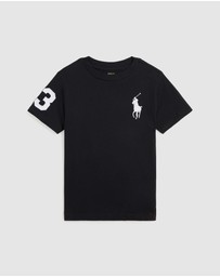 Polo Ralph Lauren - Big Pony Cotton Jersey Tee - ICONIC EXCLUSIVE - Kids
