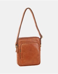 Pierre Cardin - Pierre Cardin Leather Unisex Cross Body Bag