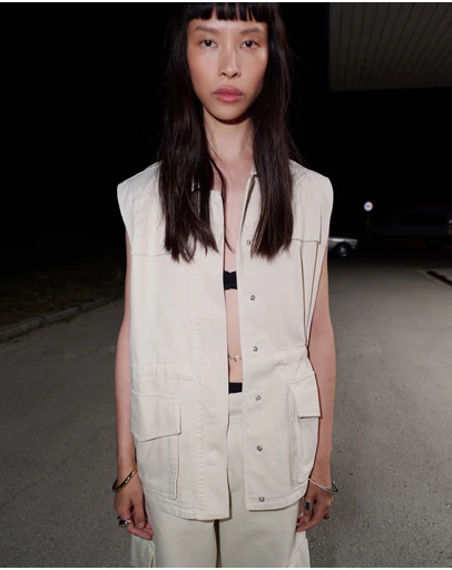 M.N.G - Oversized Denim Vest