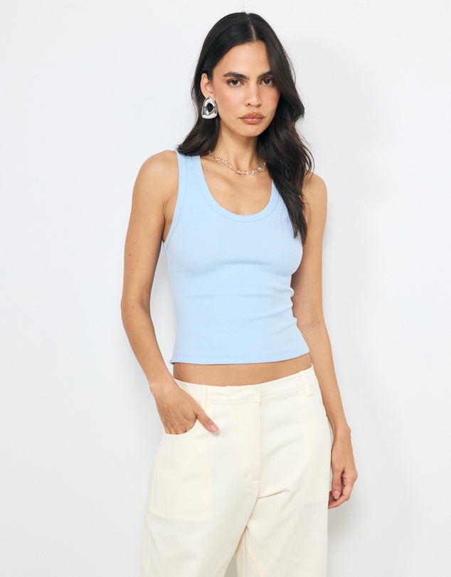 AERE - Cotton Scoop Tank