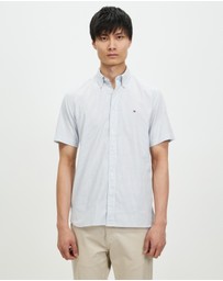 Tommy Hilfiger - 1985 Flex Oxford Stripe SS Shirt