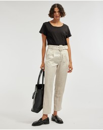 Amelius - Azure Linen Pant