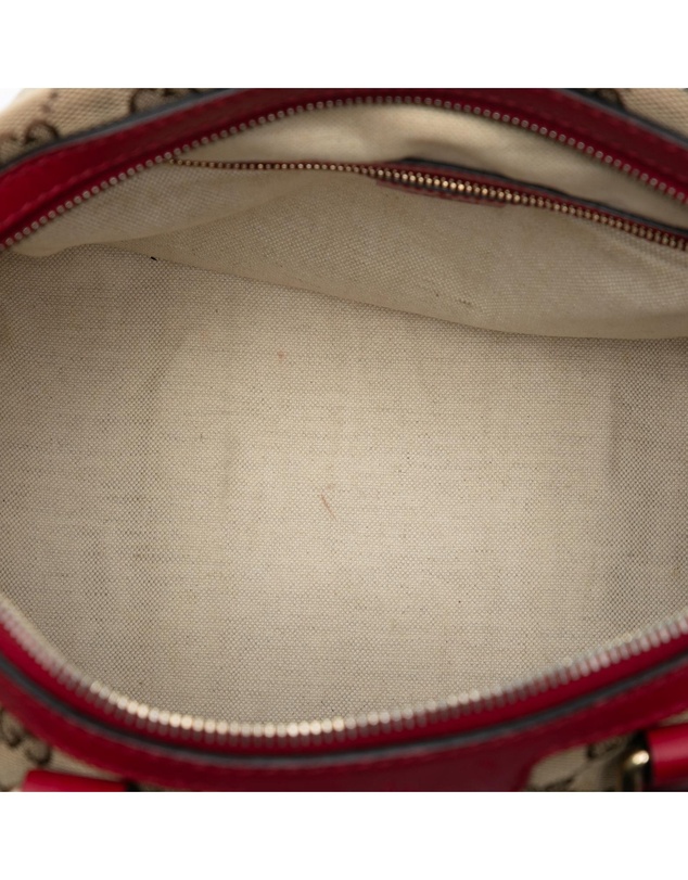 Pre-Loved by Azura Reborn - Pre-Loved Medium GG Canvas Joy Boston Bag