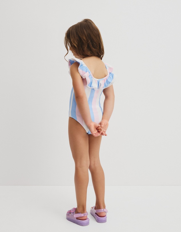 Country Road - Sleeveless Frill Swimsuit