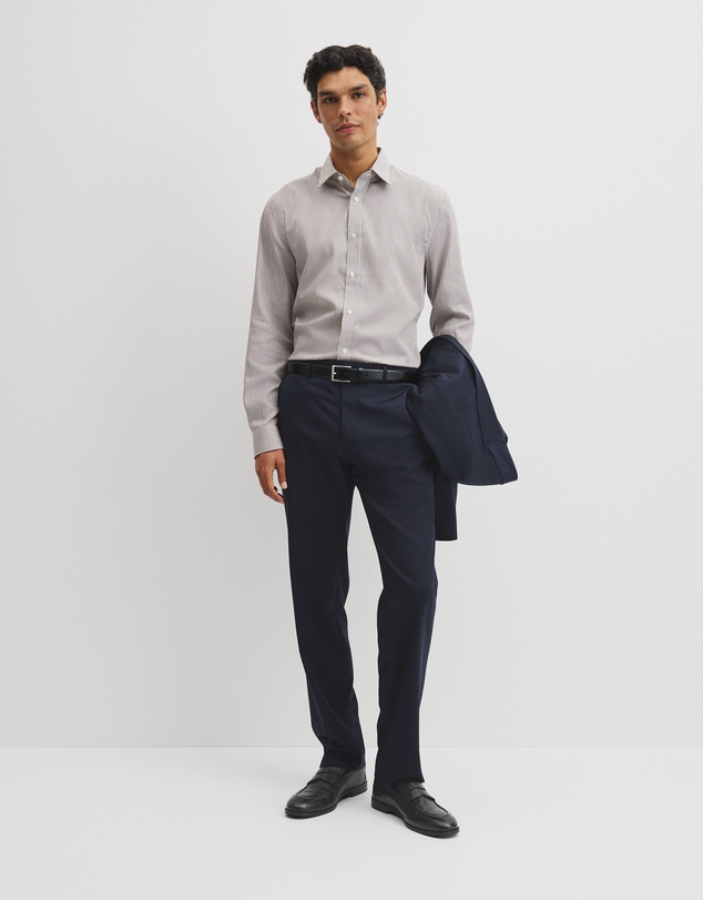 Country Road - Slim Fit Stripe Travel Shirt