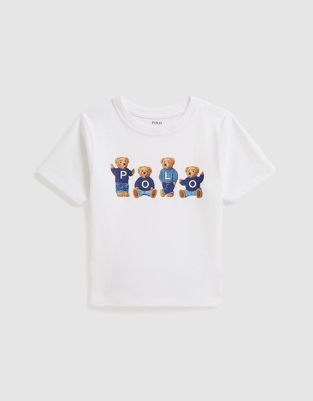 Polo Ralph Lauren - Polo Bear Logo Cotton Jersey T-Shirt - Babies-Kids