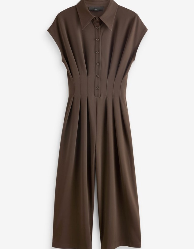 NEXT - Corset Detail Short Sleeve Jumpsuit