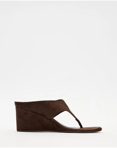 Dazie - Olga Wedge Thong Heels