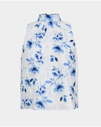 Forcast - Tessie Halter Tie Top