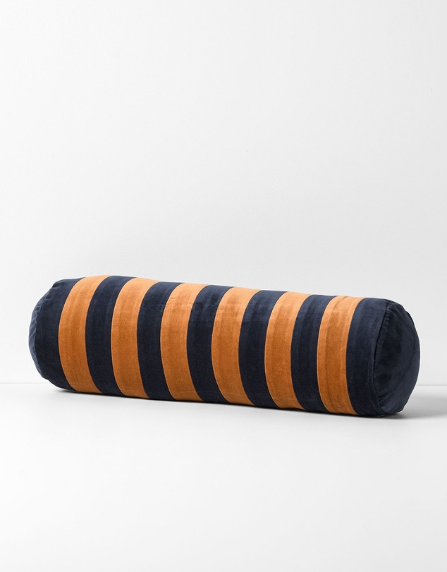 Aura Home - Velvet Stripe Bolster