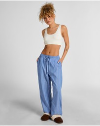 Hunkemoller - Cotton Woven Stripe PJ Pants