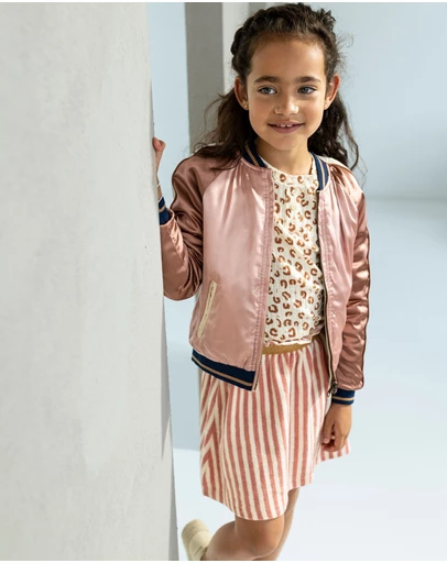 Like FLO - Fancy Leopard Combi Dress with Terry Skirt - Kids-Teens
