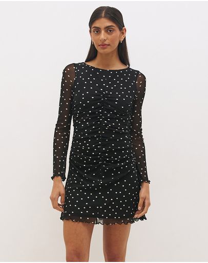 Black Base Polka Dot