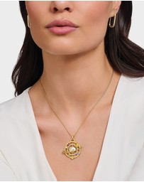 THOMAS SABO - Gold Planetary Ring Pendant with Colourful Stones