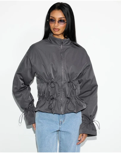 Dazie - Sarah Cinch Drawcord Puffer Jacket
