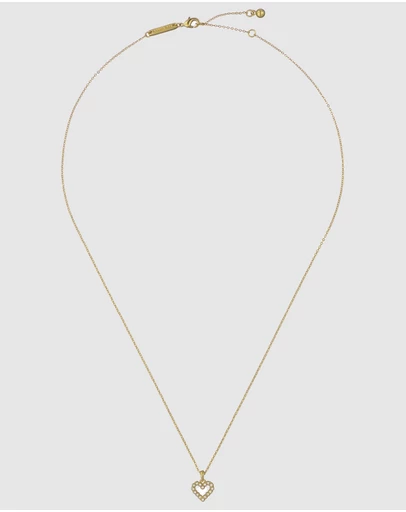 Ted Baker - Amore Crystal Halo Heart Pendant Necklace