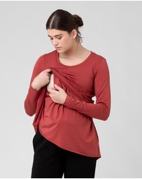 Ripe Maternity - Raw Edge Nursing Top
