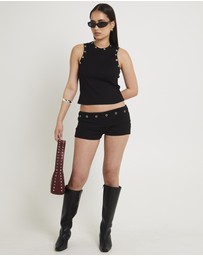 Insight - Vera Eyelet Shorts