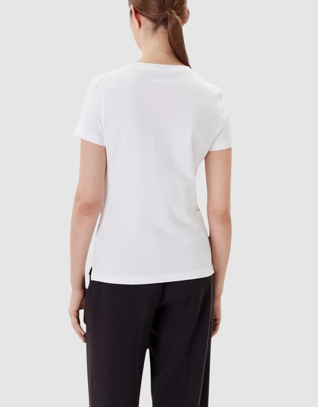 GUESS - Love Triangle Pearls Short Sleeve T-Shirt