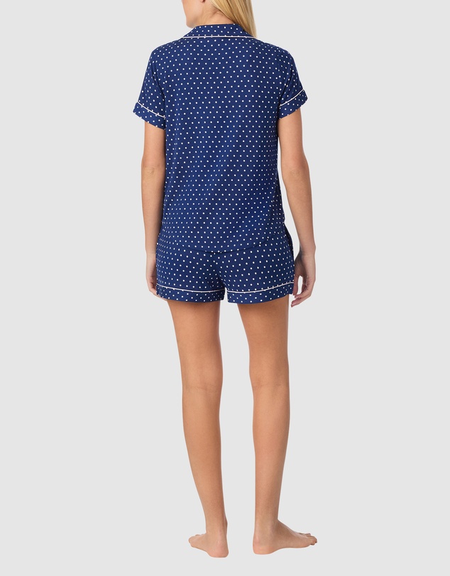 Kate Spade - Printed Modal Button Up Short Sleeve Short Pyjama Set