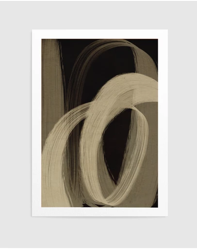 Olive et Oriel - Wildstrokes No3 by Treechild Art Print