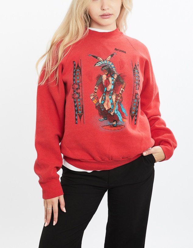 Vintage by The Real Deal - Pre Loved - Vintage 1990 Arizona American Indian Sweatshirt