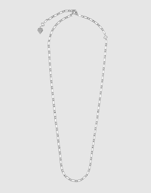 Wanderlust + Co - Figaro Chain Silver Necklace