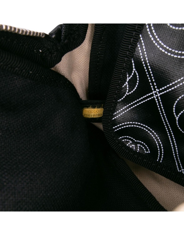 Pre-Loved by Azura Reborn - Pre-Loved Coated Canvas Camellia Logo Camera Bag