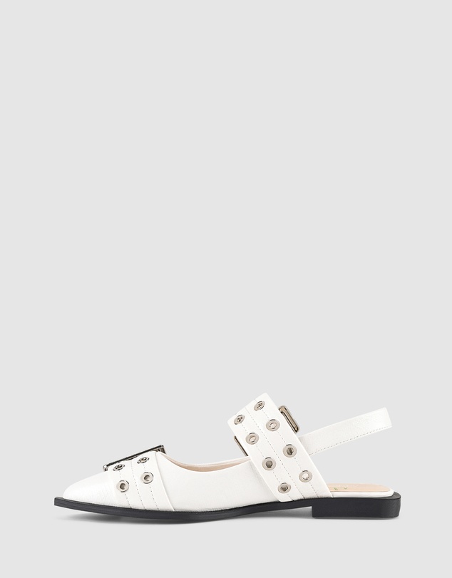 Verali - Clea Slingback Buckle Flats