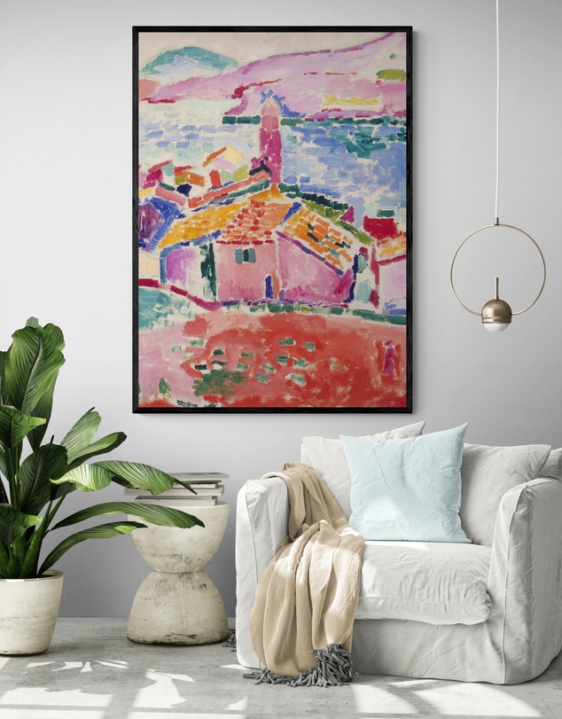 Inka Arthouse - View of Collioure by Henri Matisse Art Print