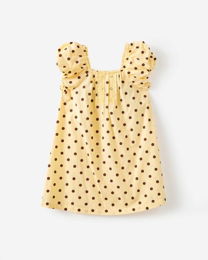 BUTTER YELLOWROCKY ROAD POLKA DOT