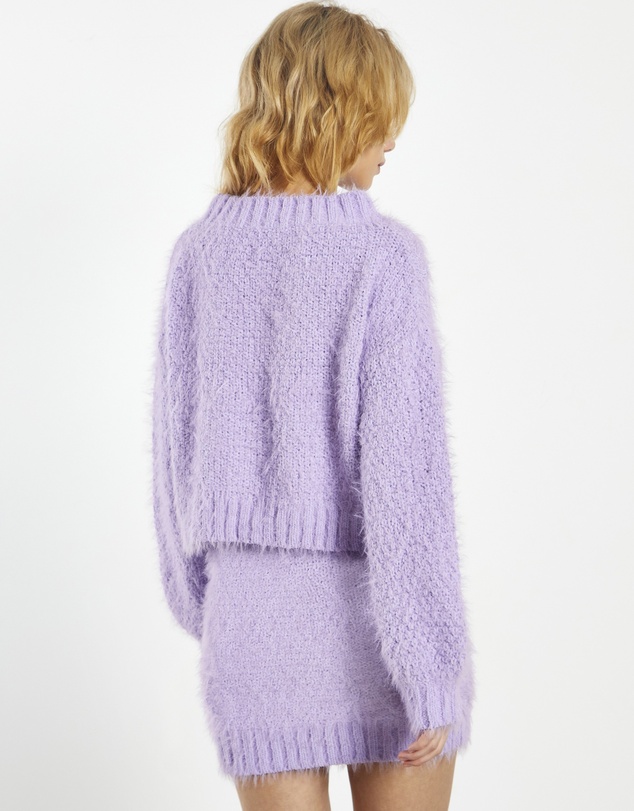 Glamorous - Front Cable Knit Mini Skirt