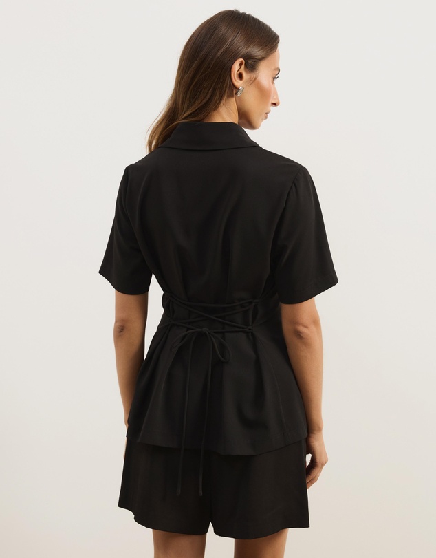 Atmos&Here - Aveline Tie Back Shirt