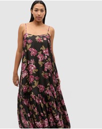 Seed Heritage - Silk Floral Midi Dress