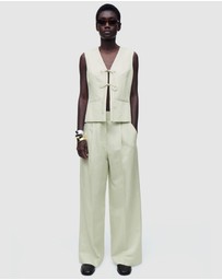 COS - Relaxed Linen-Blend Wide-Leg Trousers