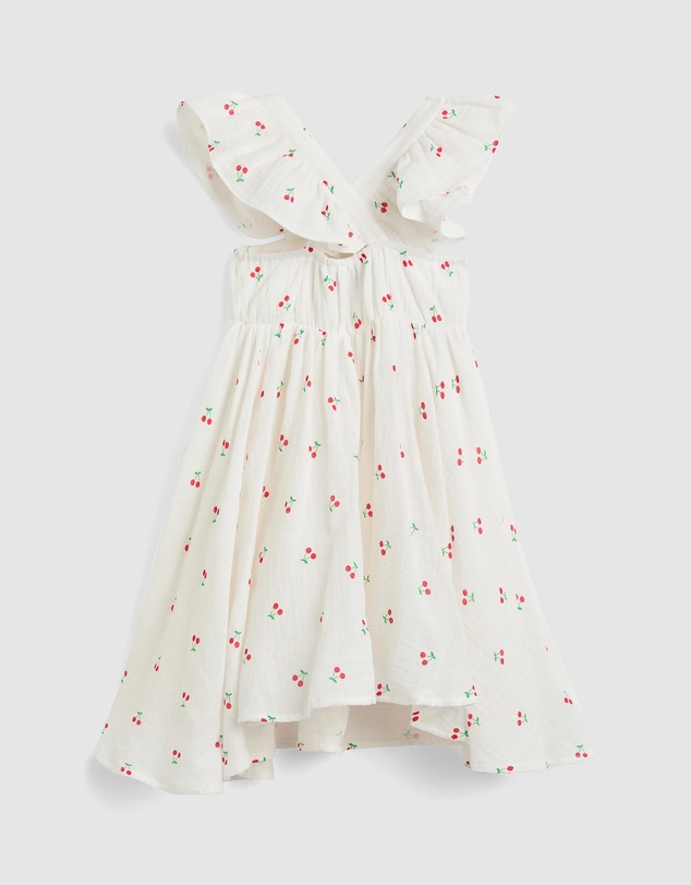 Bardot Junior - Clea Cherry Mini Dress - Kids-Teens