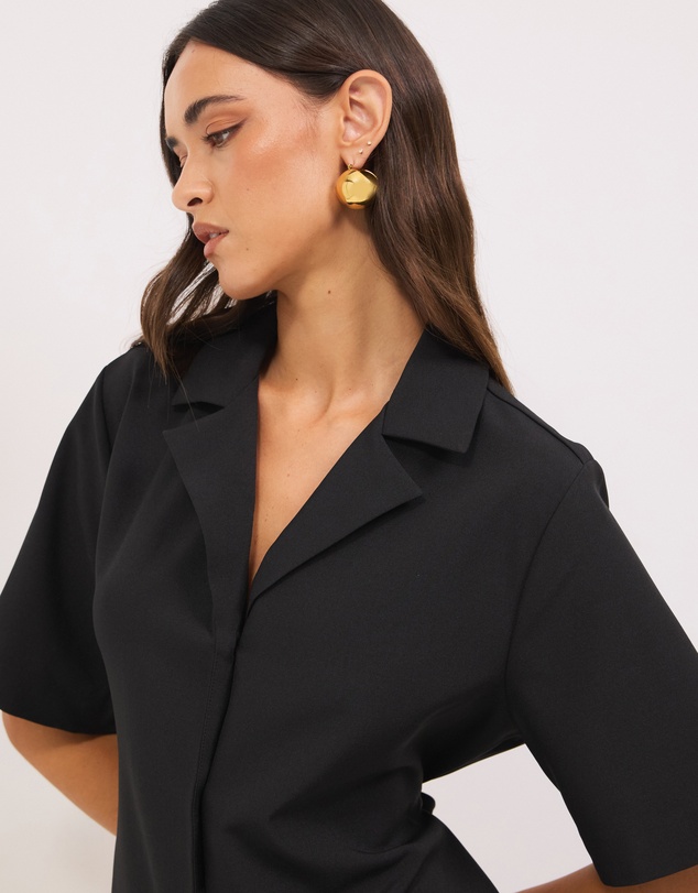 Calli - Kerr Tailored Tie Back Shirt