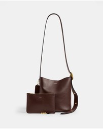 Coach - Natural Grain Leather Bleecker Bucket Bag 21