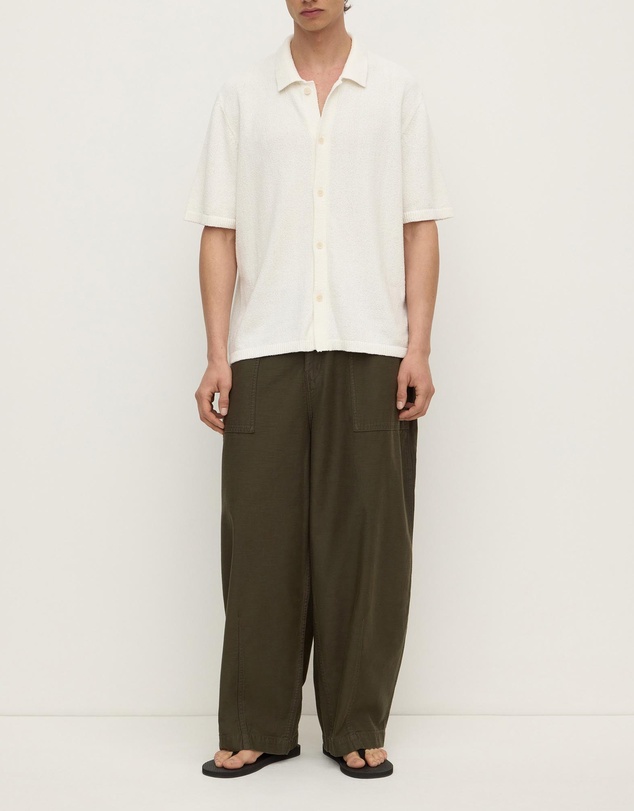 Assembly Label - Lance Boucle Knit Short Sleeve Shirt