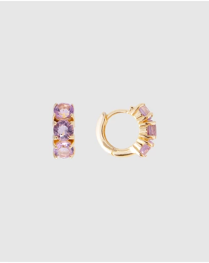 FAIRLEY - Amethyst Huggies